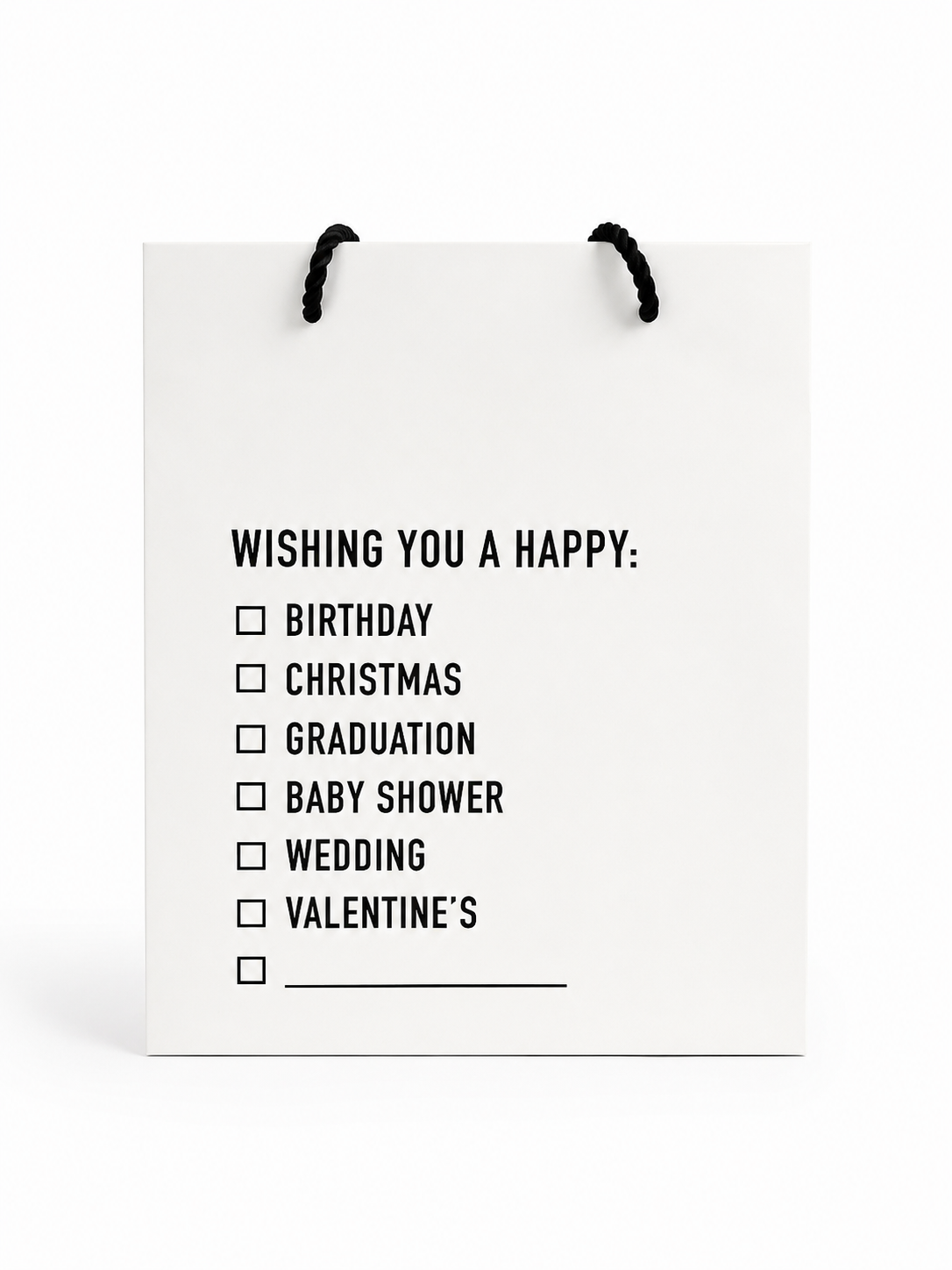 Checklist Gift Bag - Medium