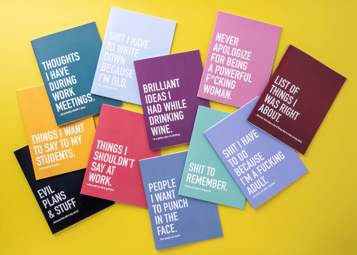 Shit to Remember Notebook