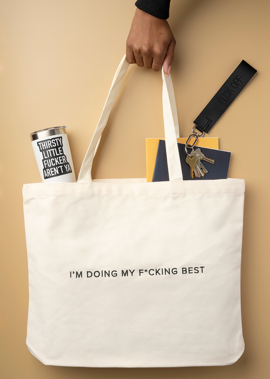 Doing My Best Tote Bag