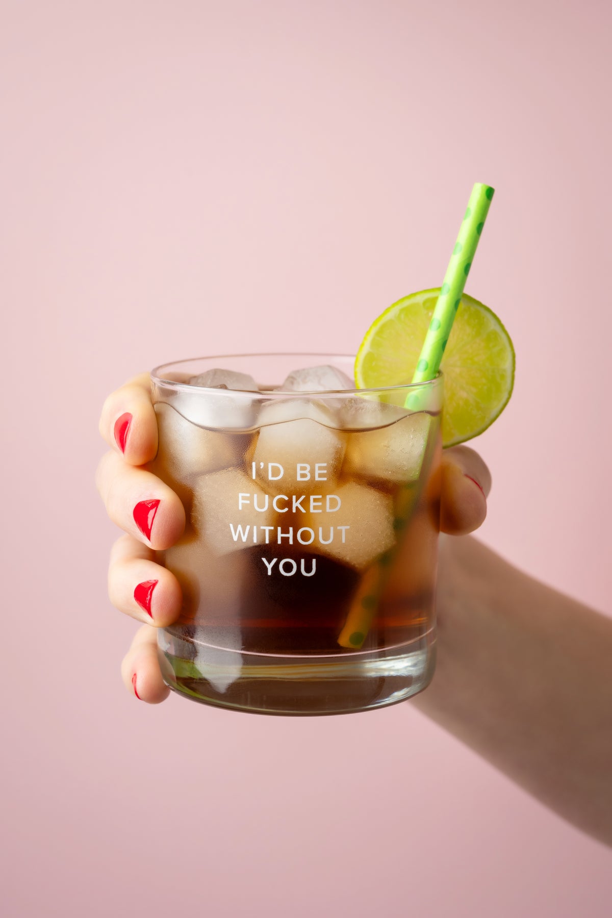 Fucked Without You Rocks Glass