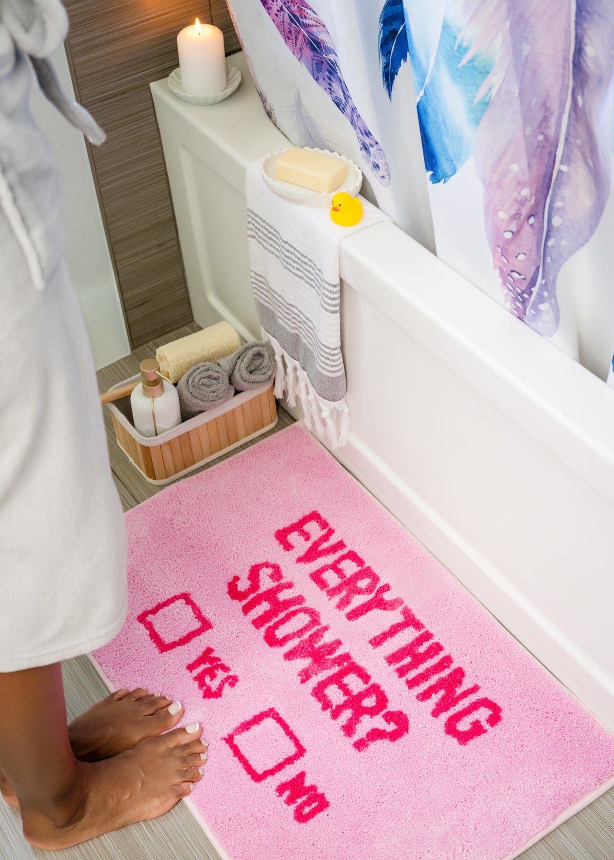 Everything Shower Bath Mat