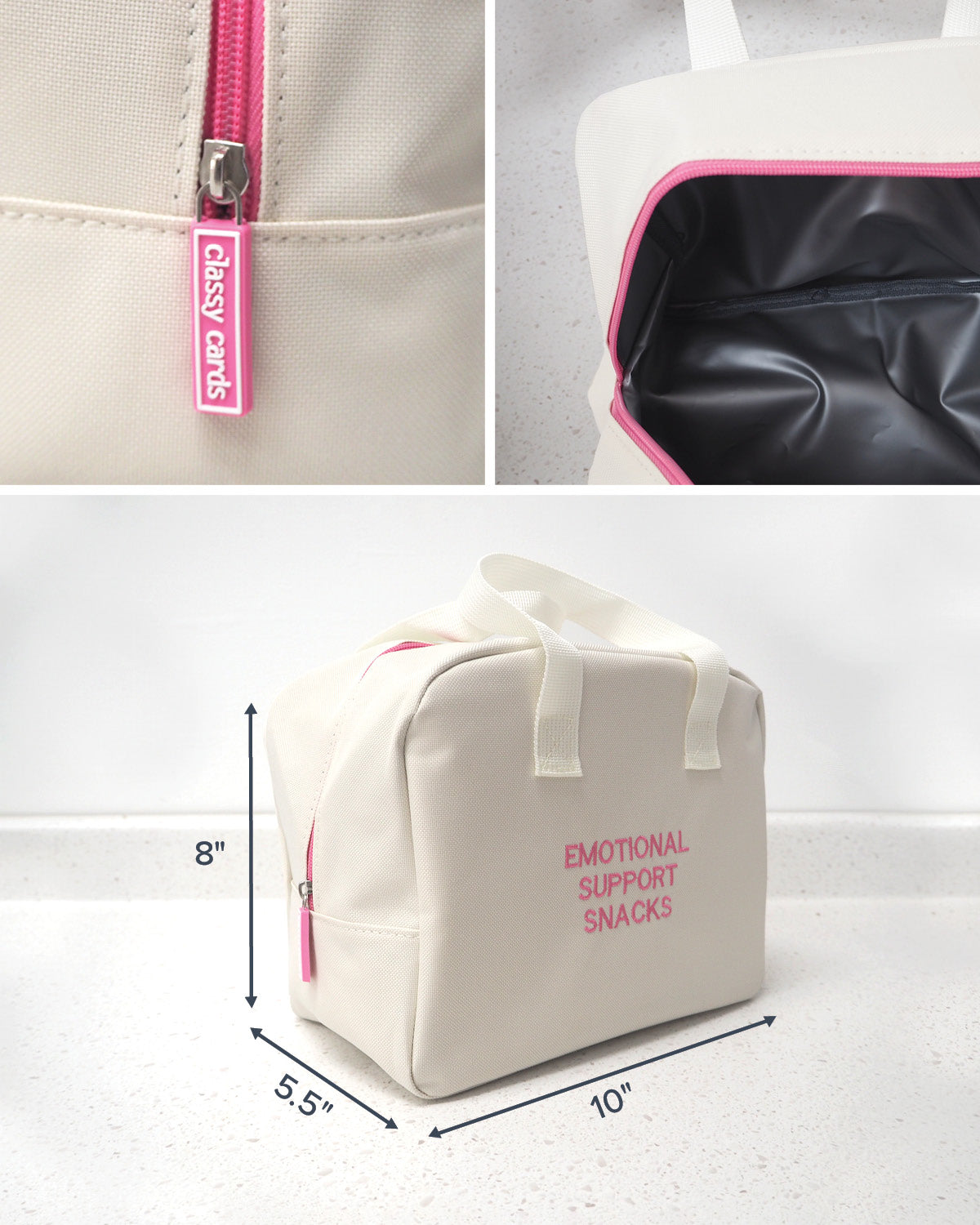 Emotional Support Snacks Insulated Snack Sack