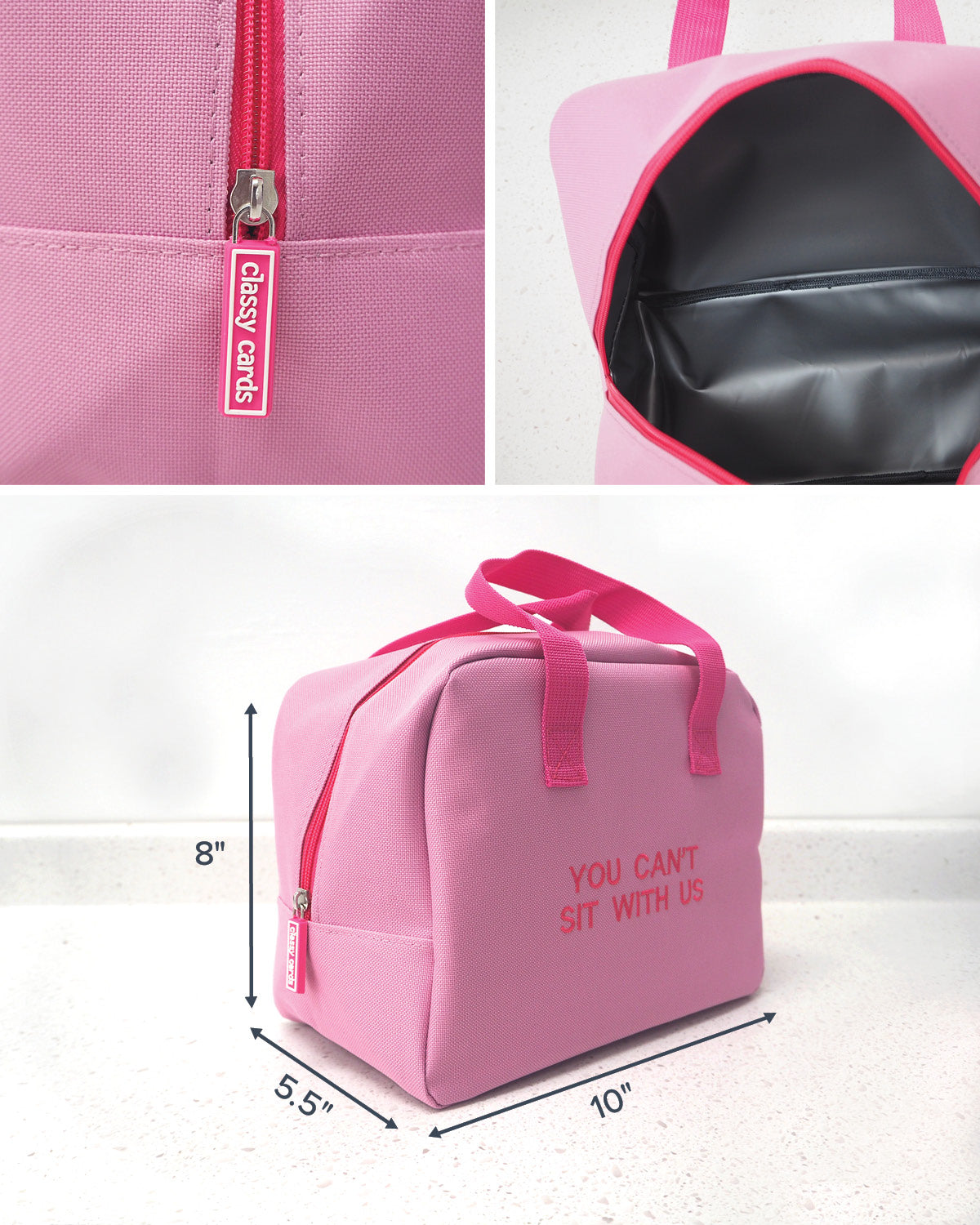 You Can't Sit With Us Insulated Snack Sack