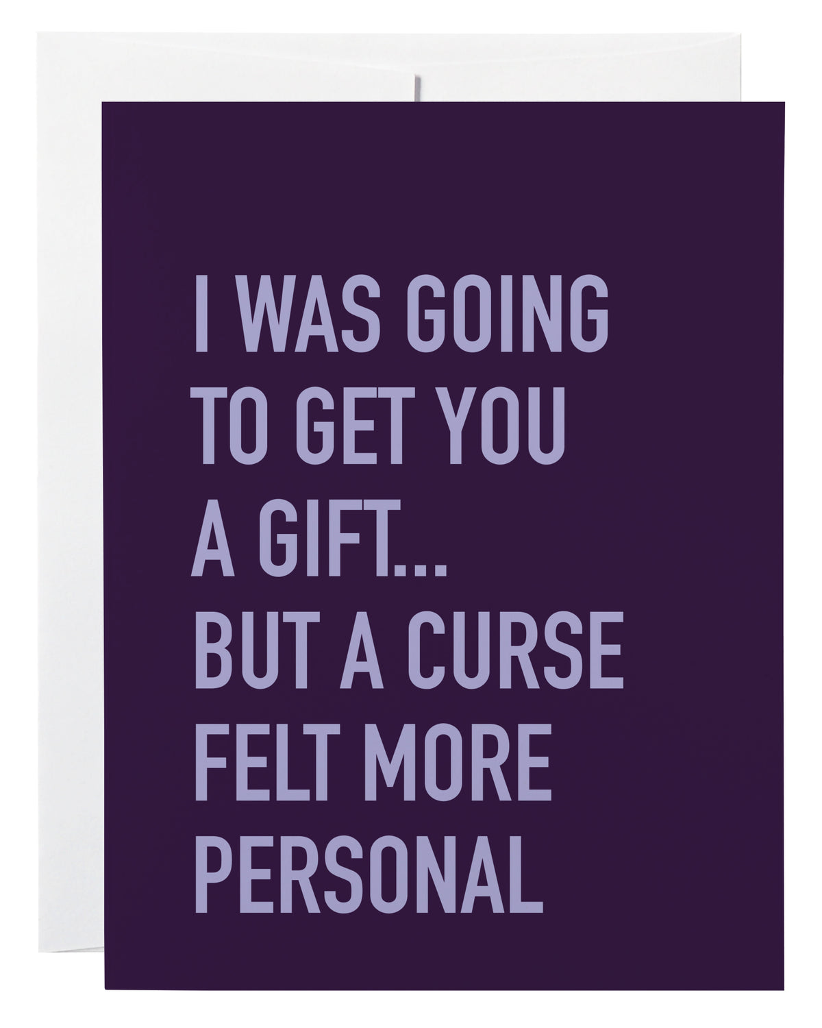 Curse Felt Personal Card