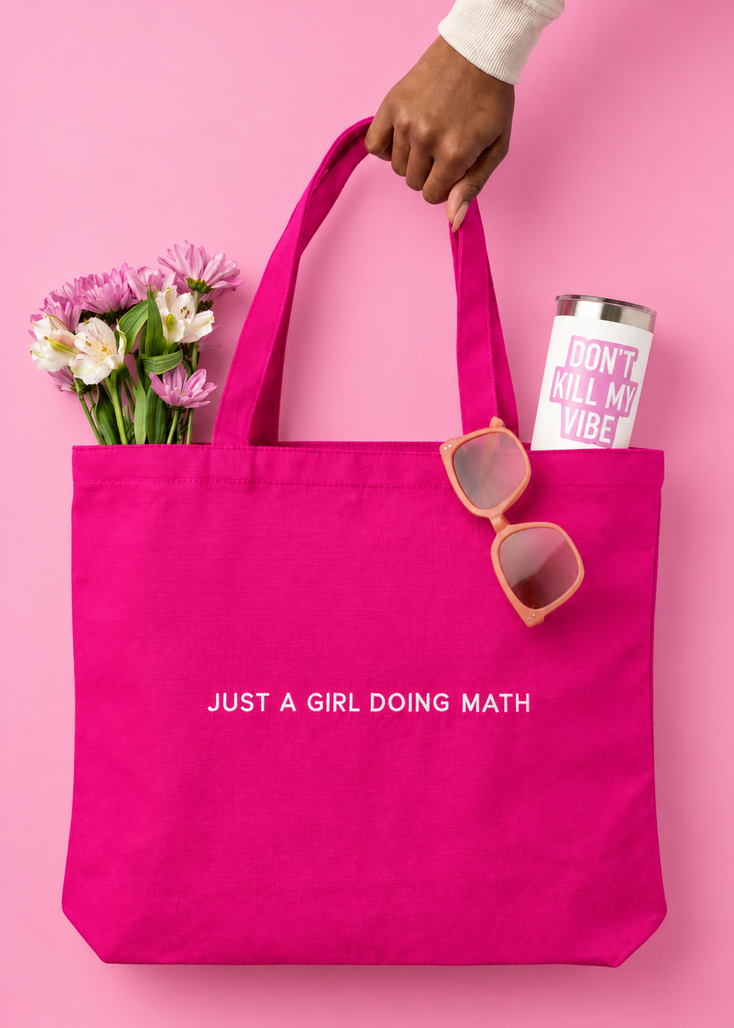 Girl Math Tote Bag