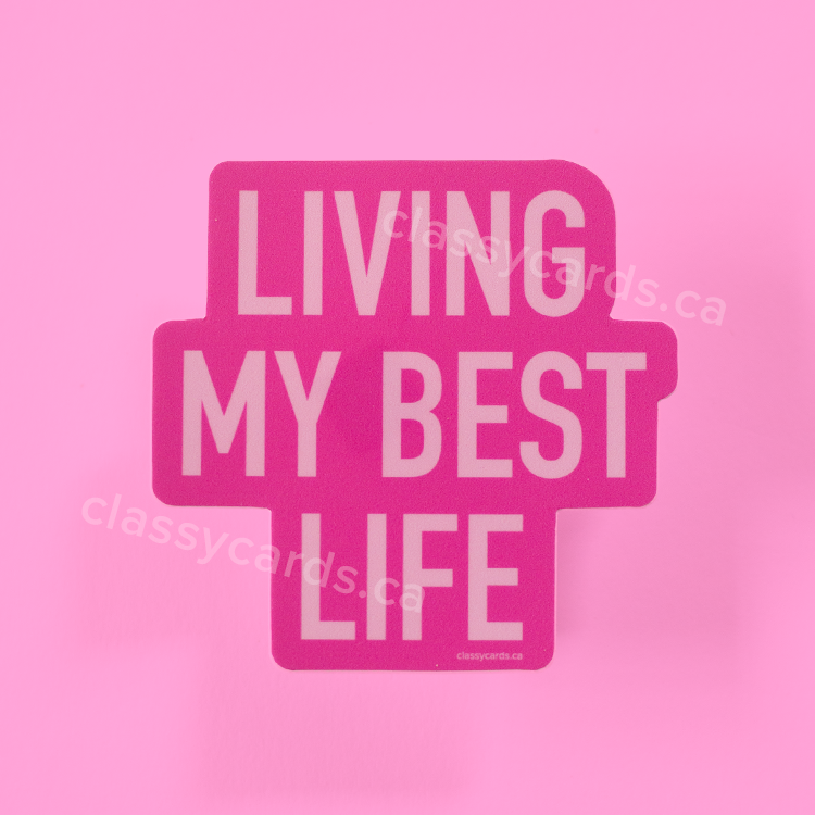 Best Life Vinyl Sticker