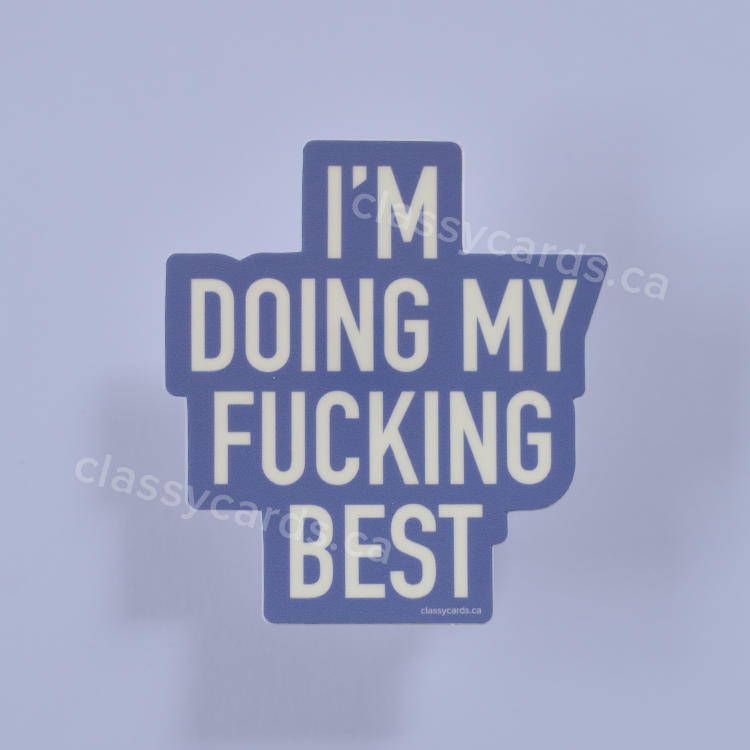 Fucking Best Vinyl Sticker