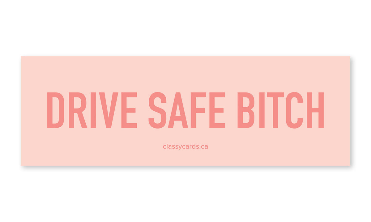 Drive Safe Bitch Car Magnet