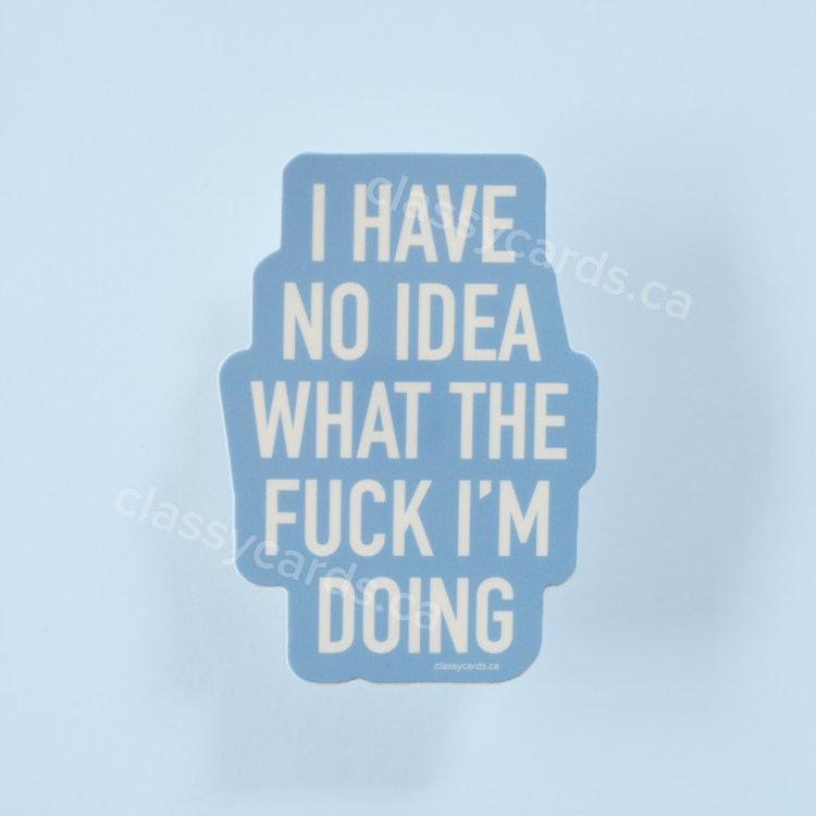 No Idea Vinyl Sticker