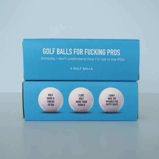 Golf Balls for Fucking Pros - 3 Golf Balls