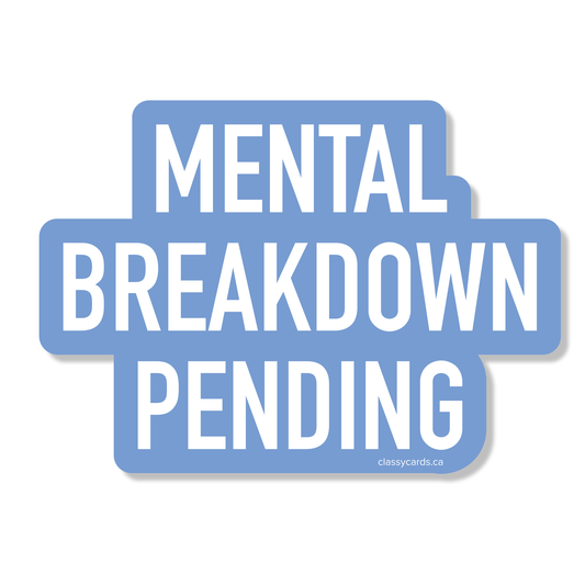 Breakdown Pending Sticker