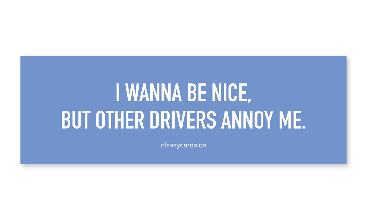 Other Drivers Annoy Me Car Magnet