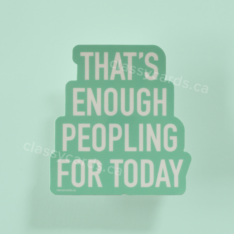 Peopling Vinyl Sticker