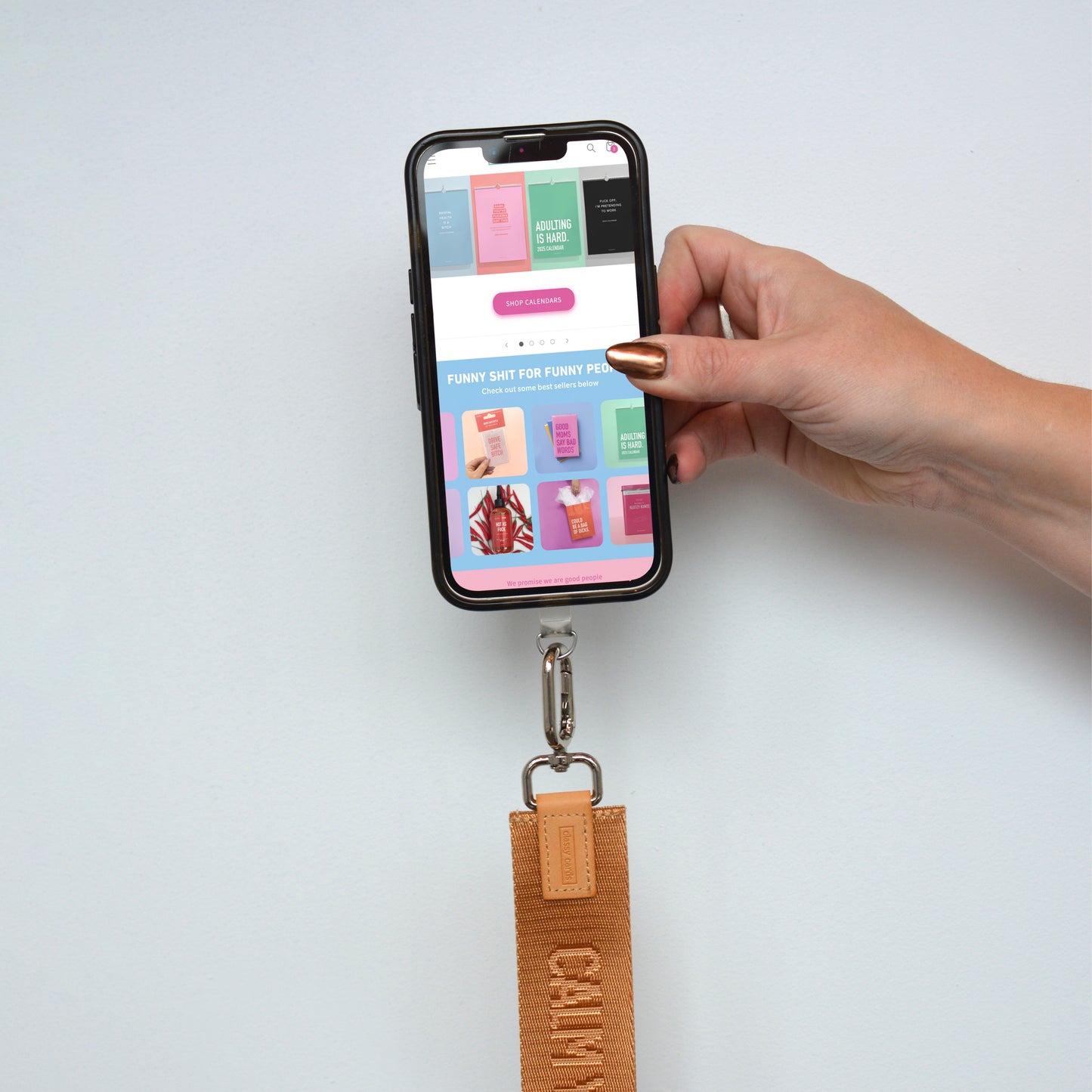 Drive Safe Bitch Wristlet Keychain