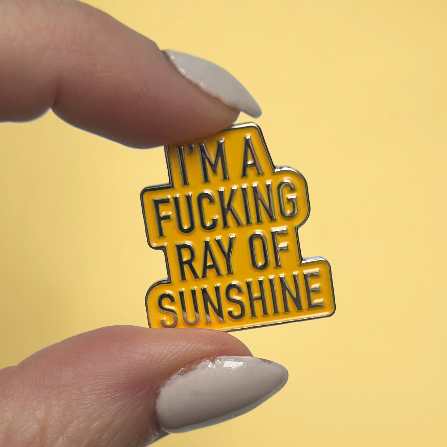 Ray of Sunshine Enamel Pin.