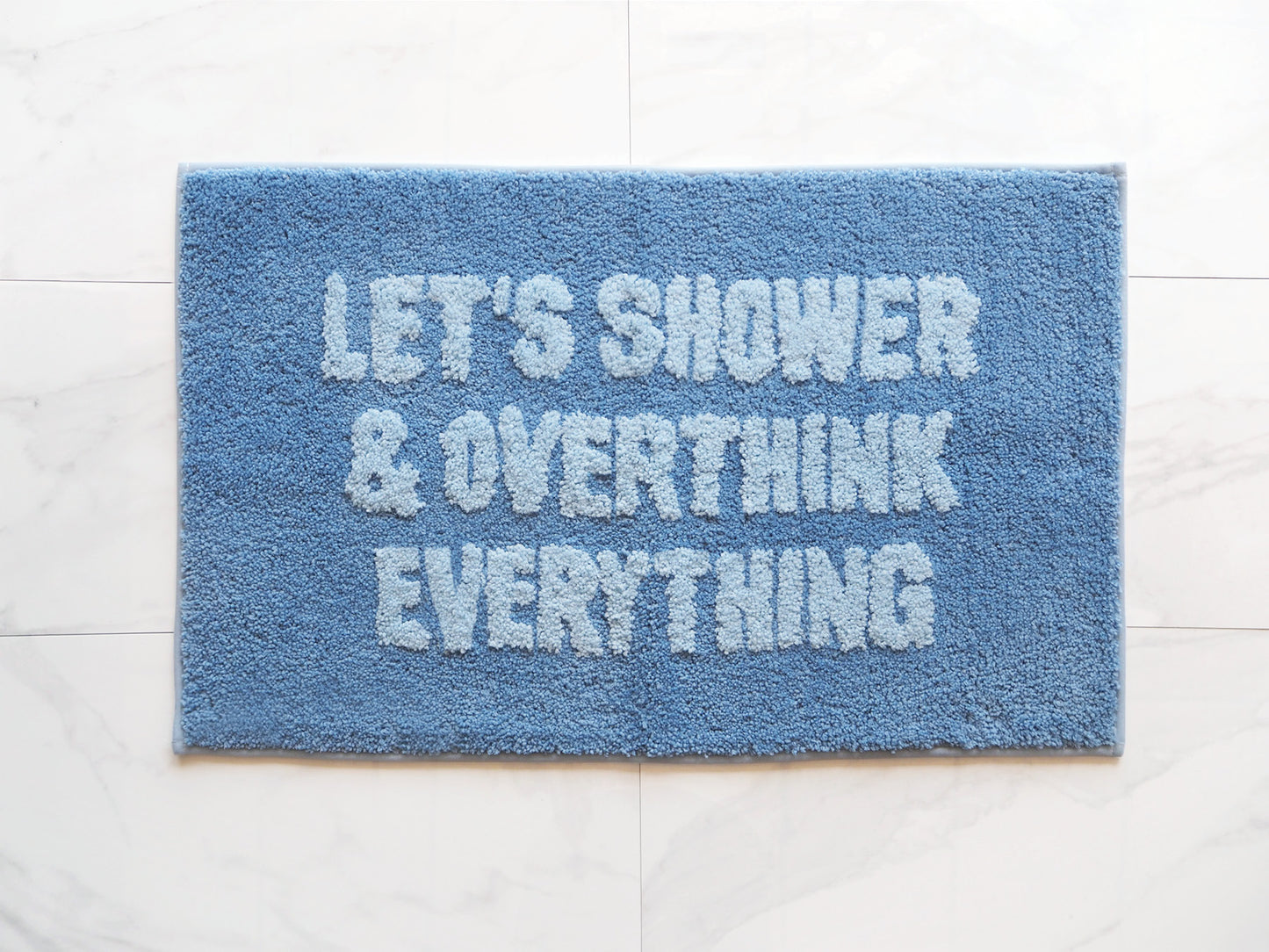 Overthink Everything Bath Mat