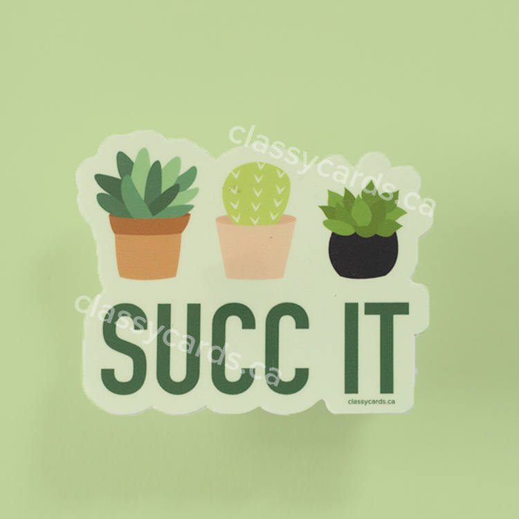 Succ It Vinyl Sticker
