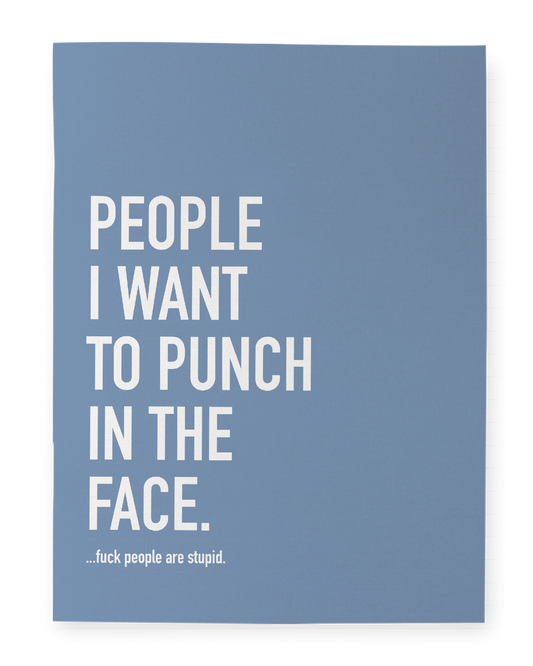 Punch People Notebook