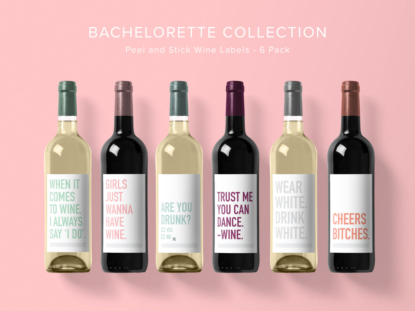 Bachelorette Wine Labels