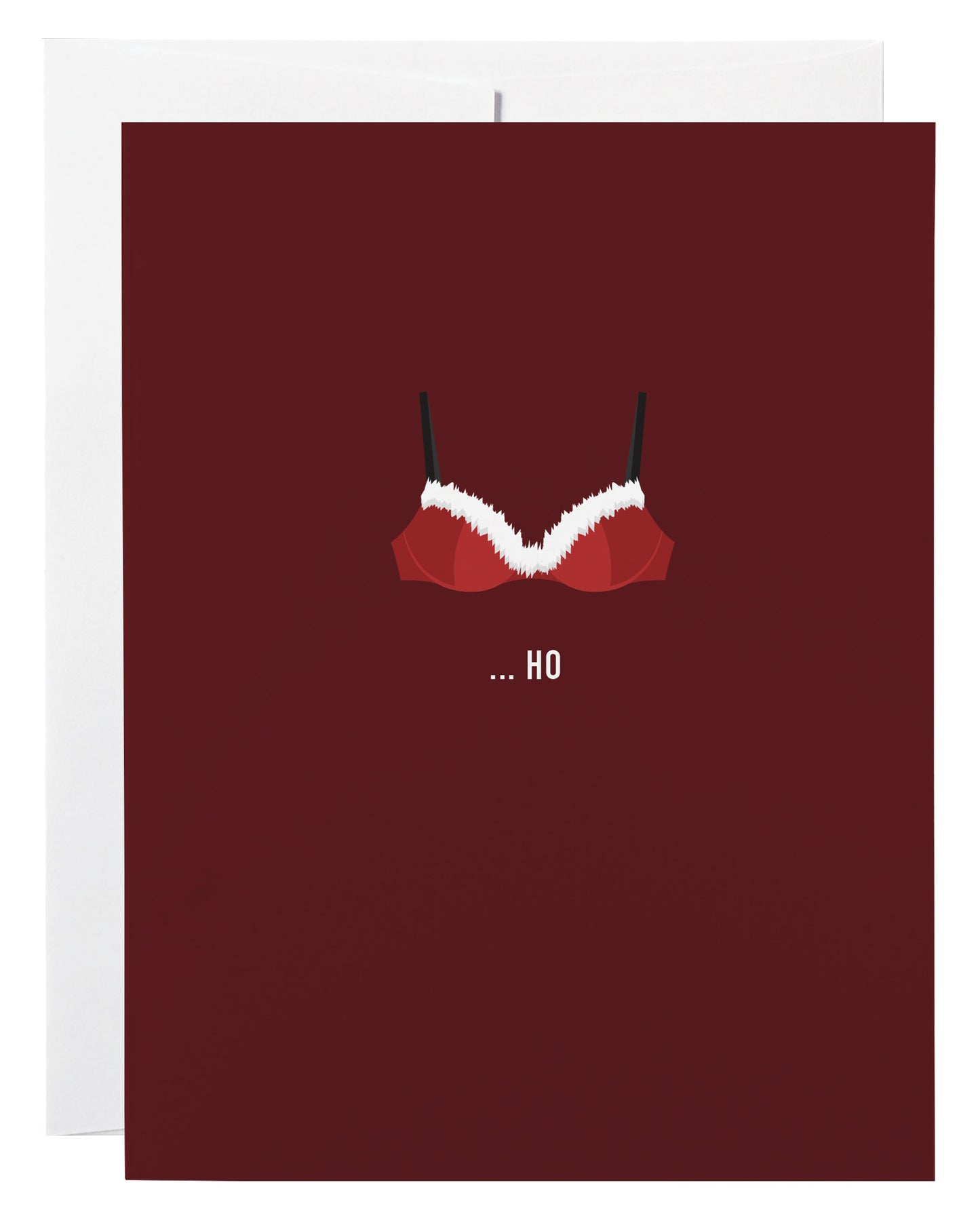 Santa Bra Card