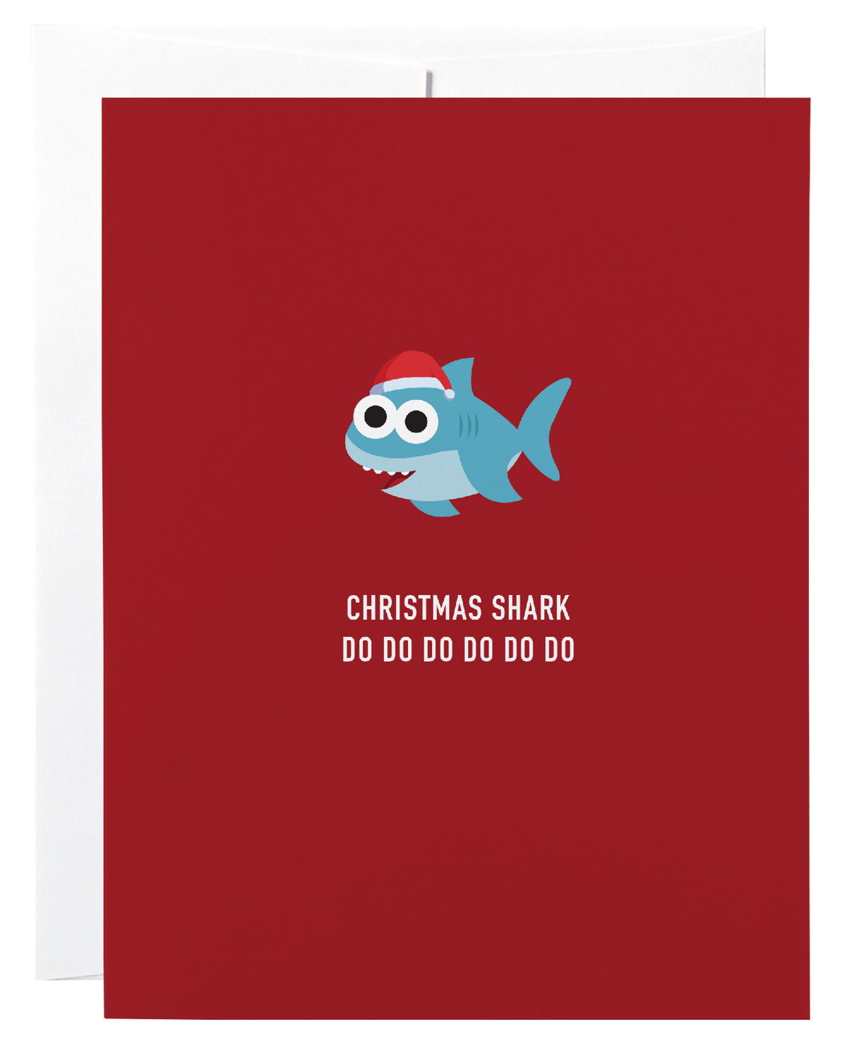 Christmas Shark Card