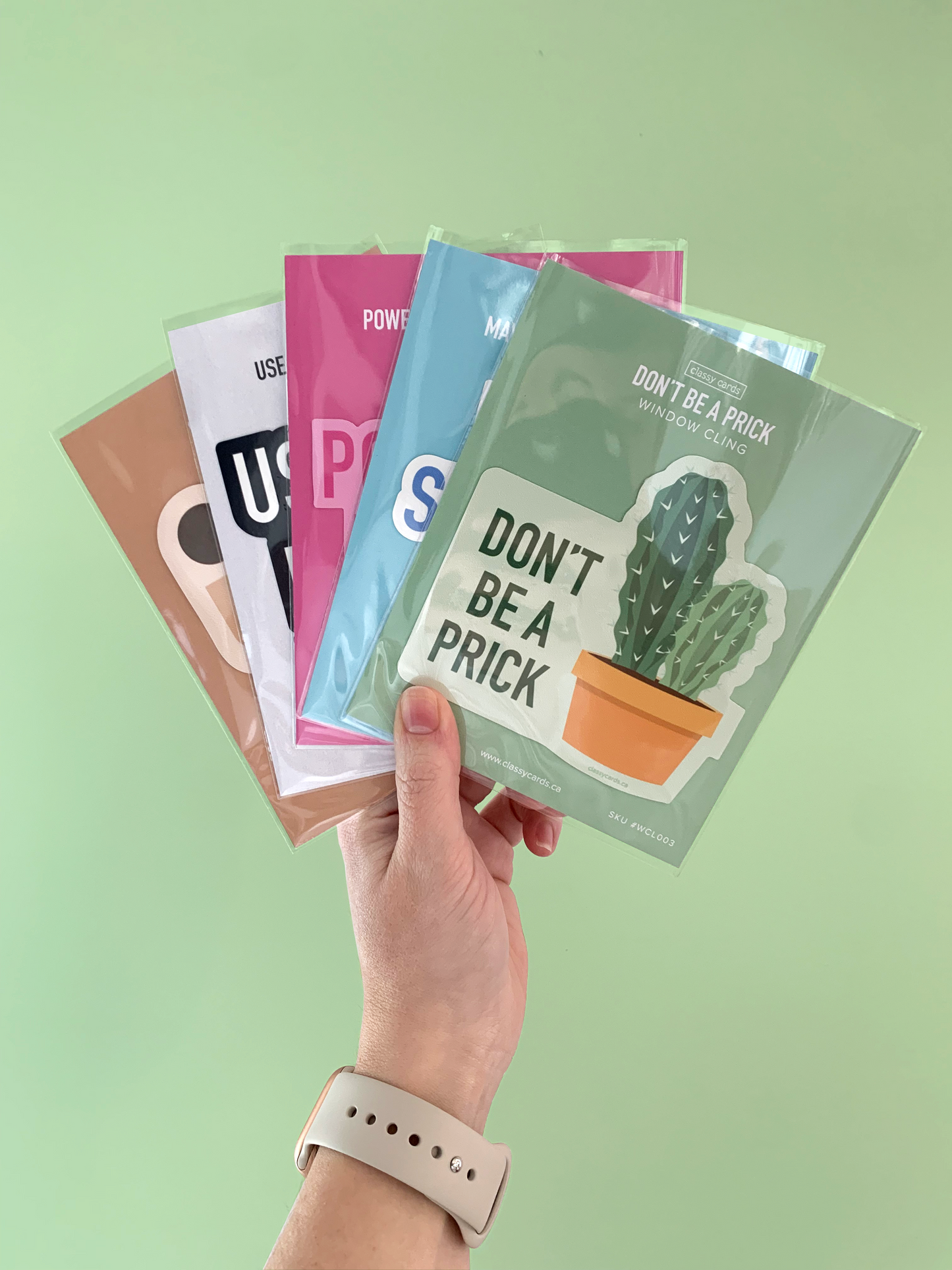 Swearing Will Help Window Cling