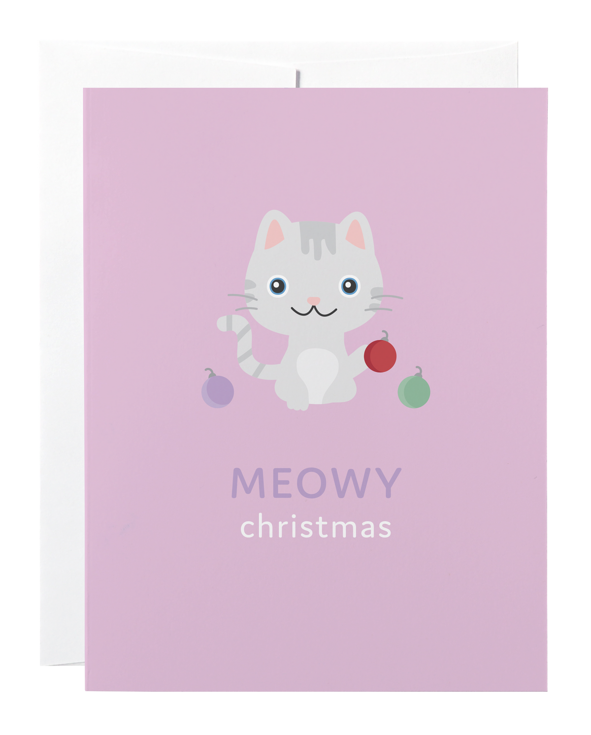 Meowy Christmas Card