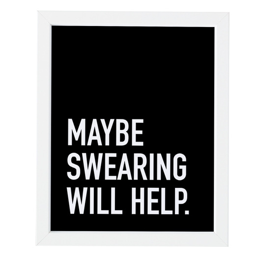 Maybe Will Help Art Print