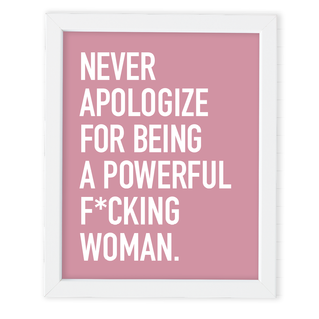 Powerful Woman Art Print
