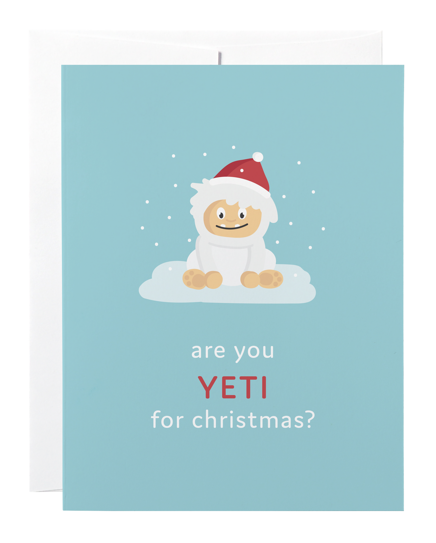 Yeti for Christmas Card