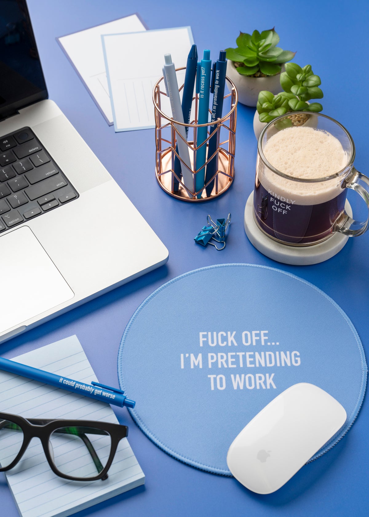 Pretending to Work Mousepad