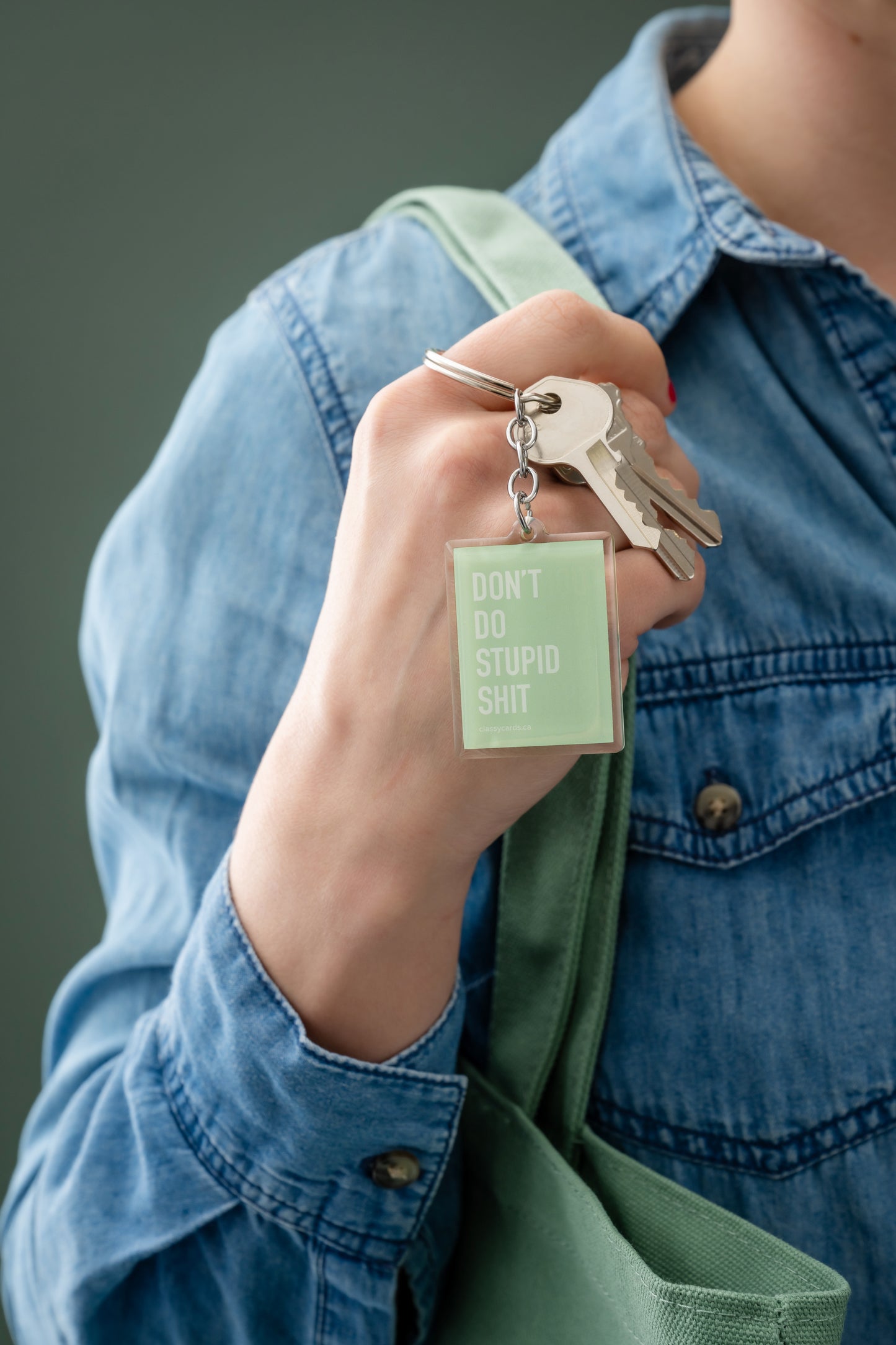 Stupid Shit Keychain