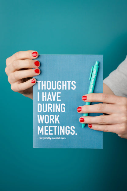 During Work Meetings Notebook