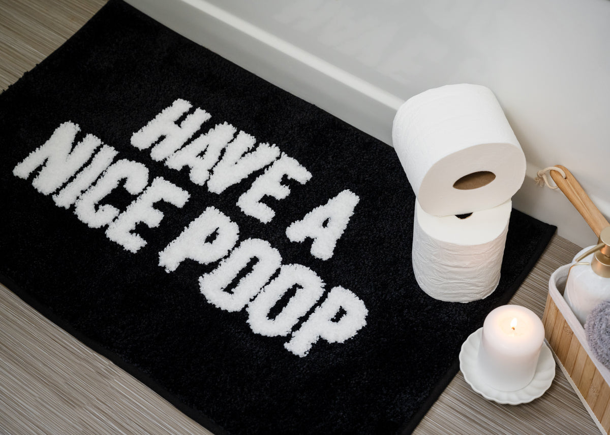 Have a Nice Poop Bath Mat