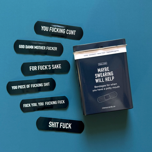 Maybe Swearing Will Help Bandages