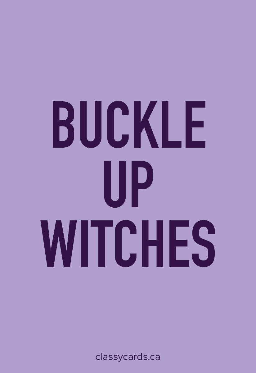 Buckle Up Witches Air Freshener