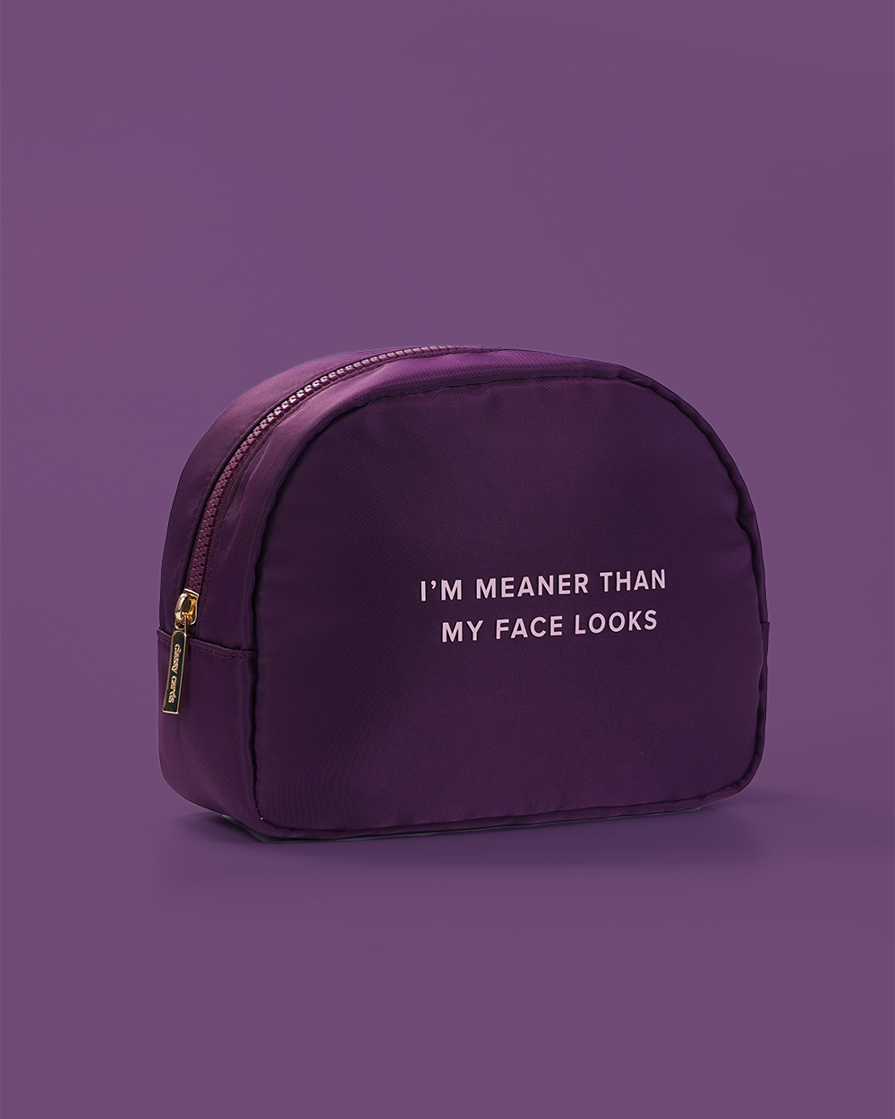 Meaner Than Face Cosmetic Bag