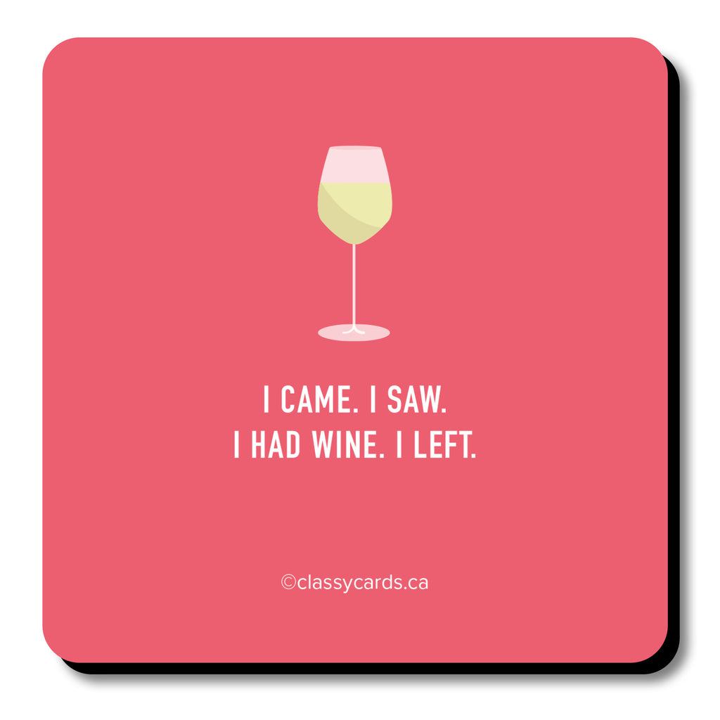 I Had Wine Coaster