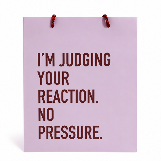 Judging Reaction Gift Bag - Large