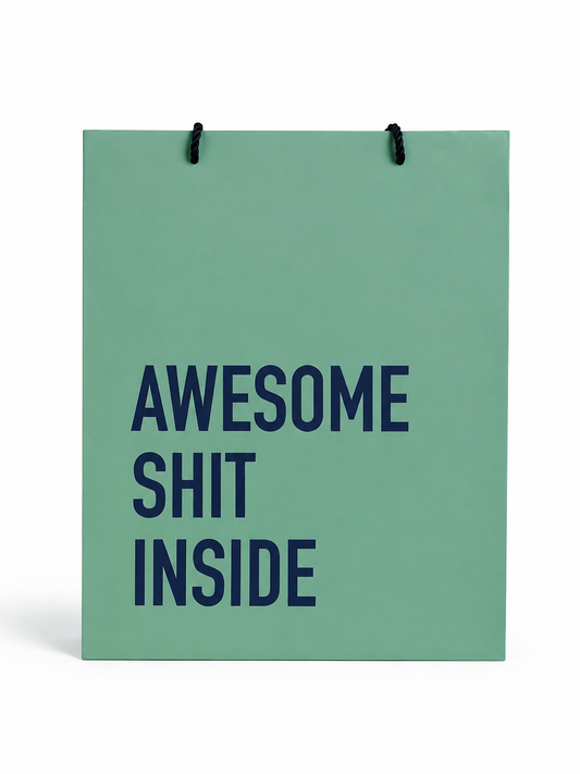 Awesome Shit Inside Gift Bag - Large