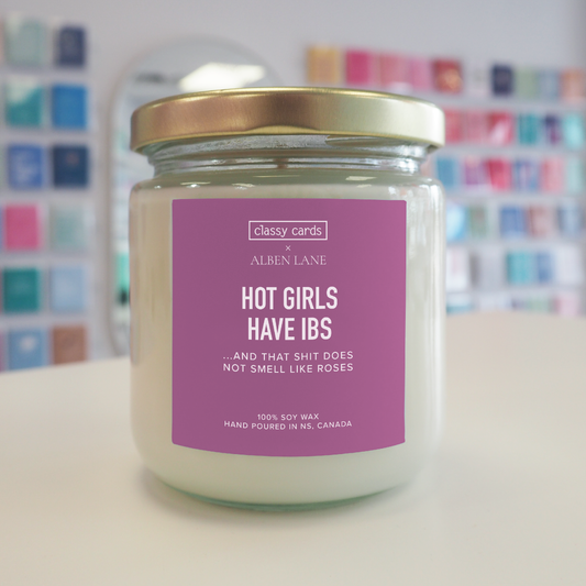 Hot Girls Have IBS Candle