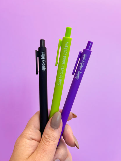 Spooky Bitch Pens
