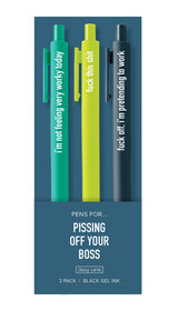 Pissing Off Your Boss Pens