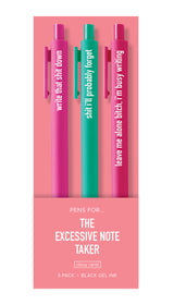 Excessive Note Taker Pens