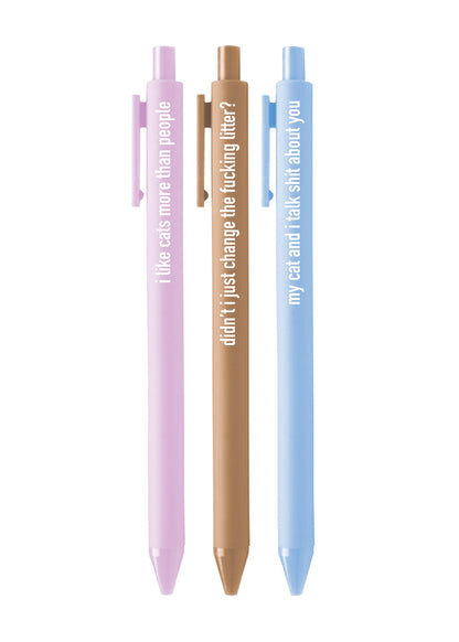 Cat Lover Pens