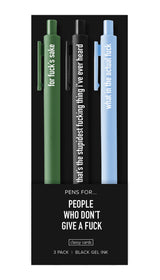 People Who Don't Give a Fuck Pens