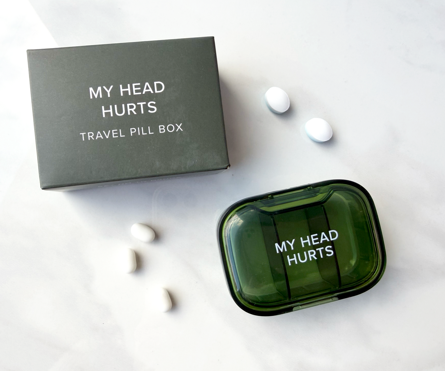 My Head Hurts Pill Box