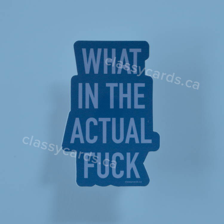 Actual Fuck Vinyl Sticker