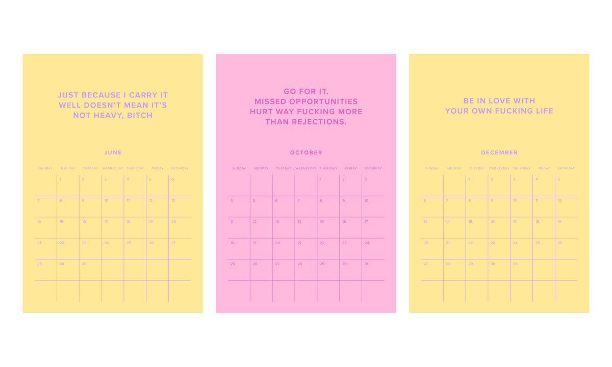 Babe You've Fucking Got This 2026 Calendar