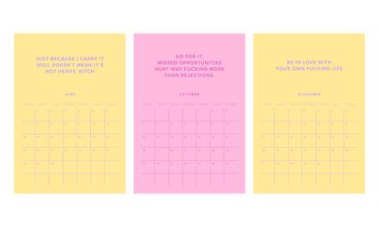 Babe You've Fucking Got This 2026 Calendar